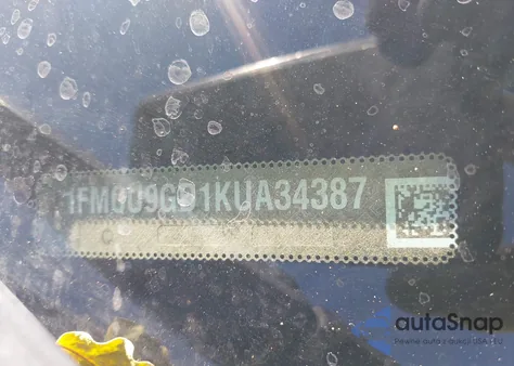 2019 Ford Escape Se z USA, uszkodzony, nr VIN 1FMCU9GD1KUA34387